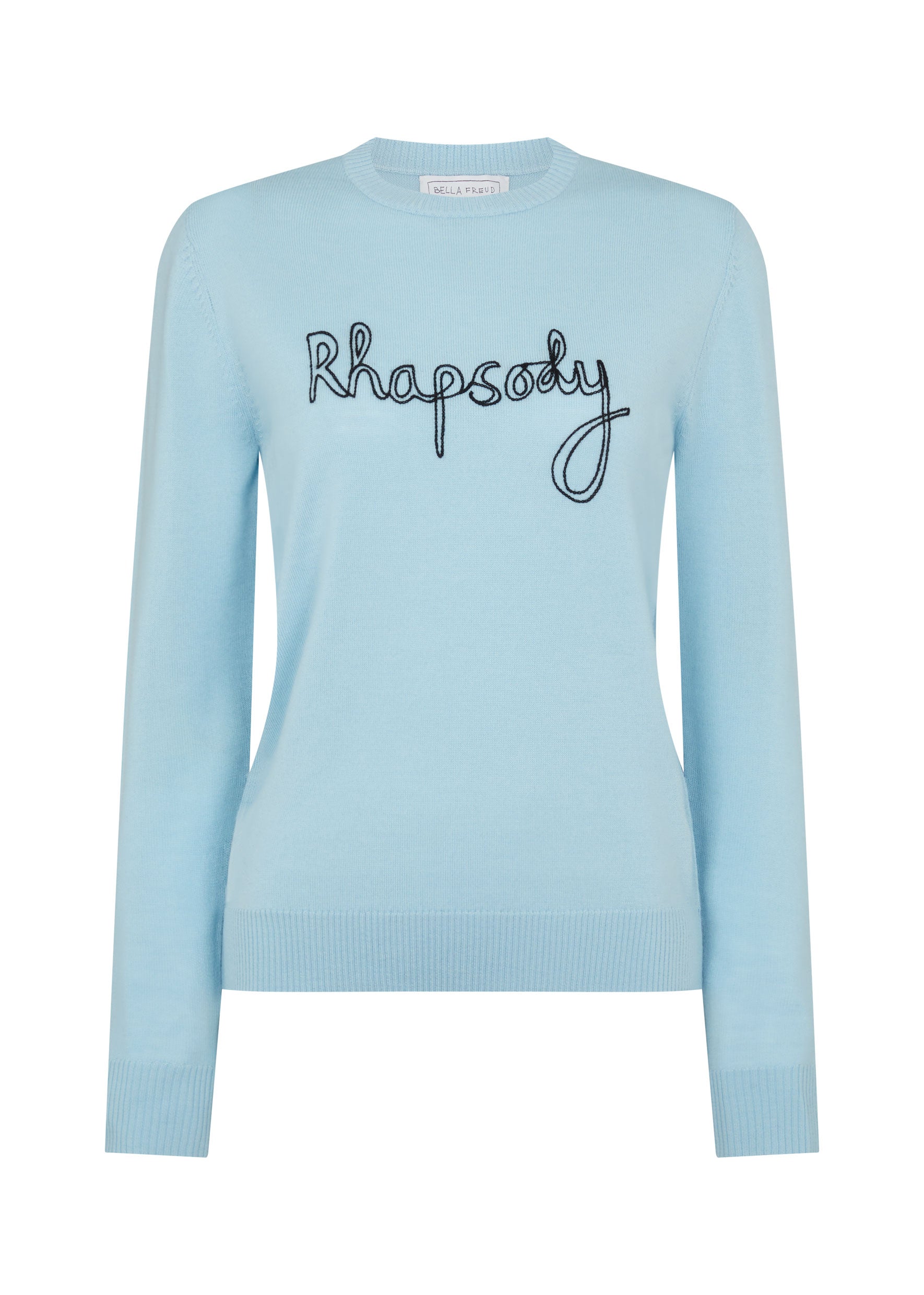 Bella Freud Rhapsody Chainstitch Jumper Fifth Elment Blue Ediit