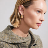 Act Hoop Earrings - Gold