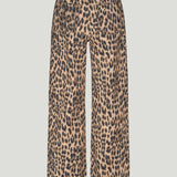 Ninia Trousers - Brown Baum Leopard