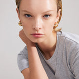 Stay Hoop Earrings - Gold