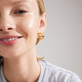 Stay Hoop Earrings - Gold