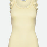 Babette Lace Top - Pastel Yellow