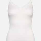 Beatha Singlet Top - New White