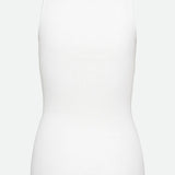 Beatha U-neck Top - New White