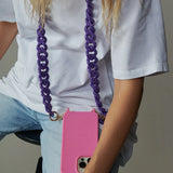 Gia Phone Chain - Purple