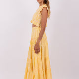 Odette Skirt - Yellow Gingham