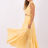 Odette Skirt - Yellow Gingham