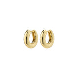 Aica Chunky Huggie Earrings - Gold