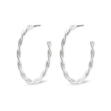 Naja Hoops - Silver