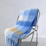 Lennie Scarf - Cornflower/Ivory