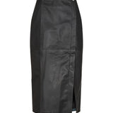 Globa 30 Leather Skirt - Black