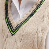 Asno Knit Vest - Ivory