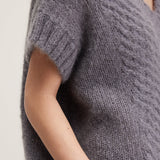 Abevy Knit Vest - Orage