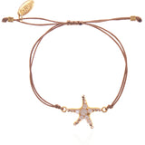 Starfish Bracelet - Brown