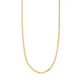 Joanna Flat Snake Necklace - Gold