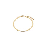 Joanna Flat Snake Bracelet - Gold