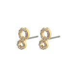Rogue Crystal Earrings - Gold