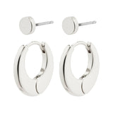 Eilish Earrings Set - Silver