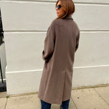 Flora Coat - Military Grey