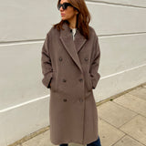 Flora Coat - Military Grey