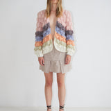 Arena Cardigan - Pastel Rainbow