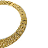 Chunky Woven Necklace - Gold