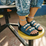 Apache Sandals - Denim Pearl