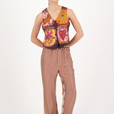 Bailey Straight Leg Trousers - Sunset