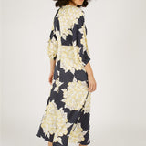 Gloria Dress - Navy/Cream