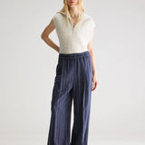 Vespa Trousers - Navy Pinstripe