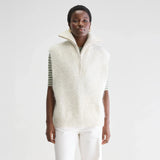 Auran Knit Vest - Oyster