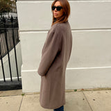 Flora Coat - Military Grey