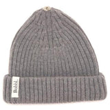 Classic Pompom Hat - Grey/Coral