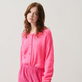 Damsville Cardigan - Pink Fluo