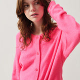 Damsville Cardigan - Pink Fluo