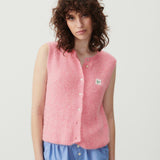 East Knit Vest - Orchid Melange