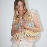 Fonda Knitted Gilet - Pastel Multi