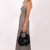 Ditta Dress - Black/White