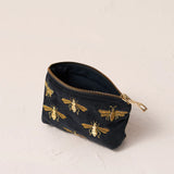 Honey Bee Coin Purse - Charcoal