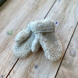 Junior Simple Mittens - Light Grey