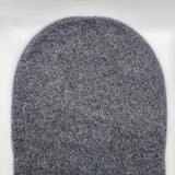 Wool & Cashmere Long Beanie - Charcoal