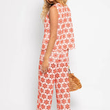 Lupy Trousers - Red Eyelet