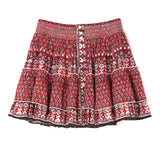 Mari Mini Skirt - Red