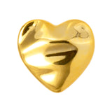 Melted Heart 1 PCS Earring - Gold