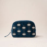 Mystical Eye Makeup Bag - Ink Blue