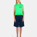 Dyer Brand Tank - Neon Green