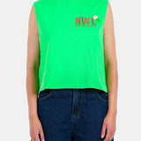 Dyer Brand Tank - Neon Green