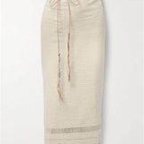 Pareo Long Skirt - Natural