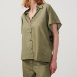 Okyrow Shirt - Olive Striped