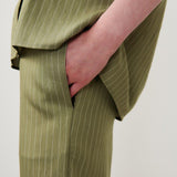 Okyrow Trousers - Olive Striped